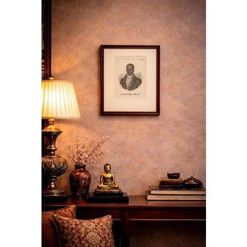 After Adèle Jarry de Mancy, Eustache Belin Portrait, Engraving, 1830 For Sale - Image 3 of 9