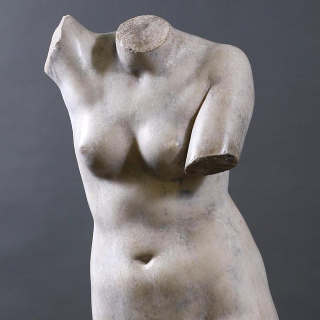 Beautiful bust of Venus, the Goddess of Love, 20th century. Sculpture of the bust of Venus, Roman Mythology, in composite...