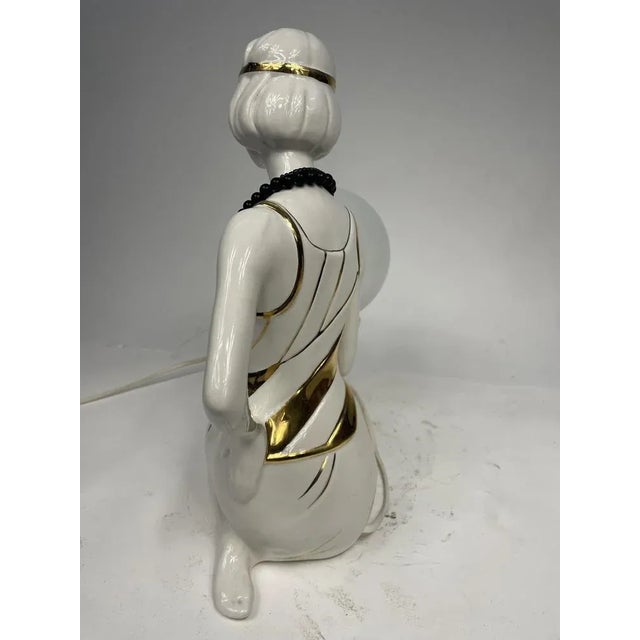 1970s Liberty Style Table Lamp in Ceramic, 1970s For Sale - Image 5 of 10