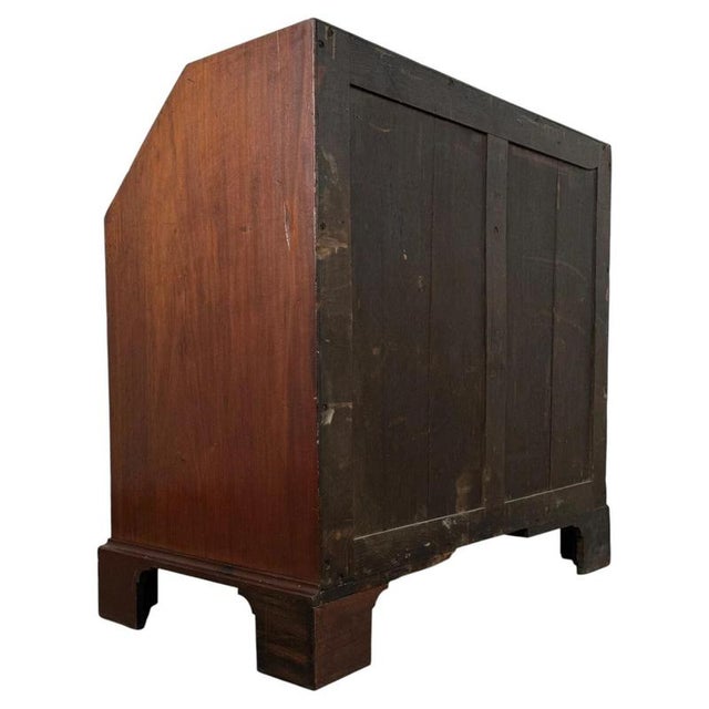 18th Century Georgian Mahogany Bureau, England For Sale - Image 9 of 12