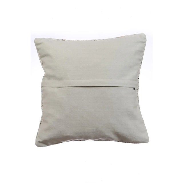 Mid-Century Modern Turkish Decorative Kilim Pillow Cover For Sale - Image 3 of 4