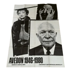 Richard Avedon 1946-1980 Uc Berkeley Poster (University Art Museum Berkeley, 1980) Exhibition Poster