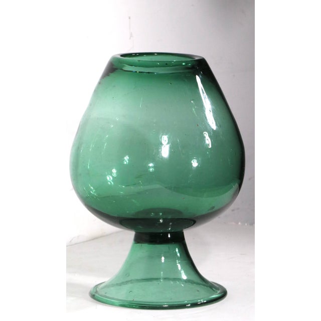 Mid-Century Modern Mid 20th Century Empoli Chalace Vase For Sale - Image 3 of 13