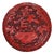 Late 20th Century Carved Cinnabar Lacquer Box With Auspicious Symbols and Fish Motif For Sale
