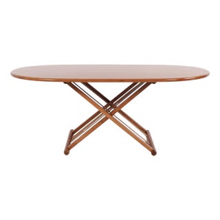 Safari Coffee Table in Light Wood by Andreas Hansen for Haslev Møbelsnedkeri, 1980 For Sale