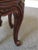 1990s Theodore Alexander 4400-018 Round Leather Seat French Stool For Sale - Image 5 of 10