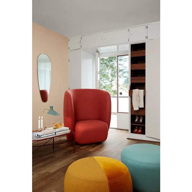 Patricia Urquiola Haven Lounge Chair in Coral by Warm Nordic For Sale - Image 4 of 8
