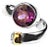 Ajd Crossover Amethyst and Sterling Ring With 14k Gold Accent, Size 4.75 For Sale