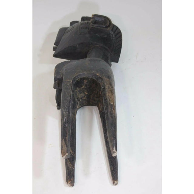 Decorative Guinea Tribal African Headdress, circa 1950s. The D'mba or Nimba headdress is by far the most well known Baga...