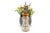 Metal Cut Glass Jar with Silver Lid and Frame For Sale - Image 7 of 7