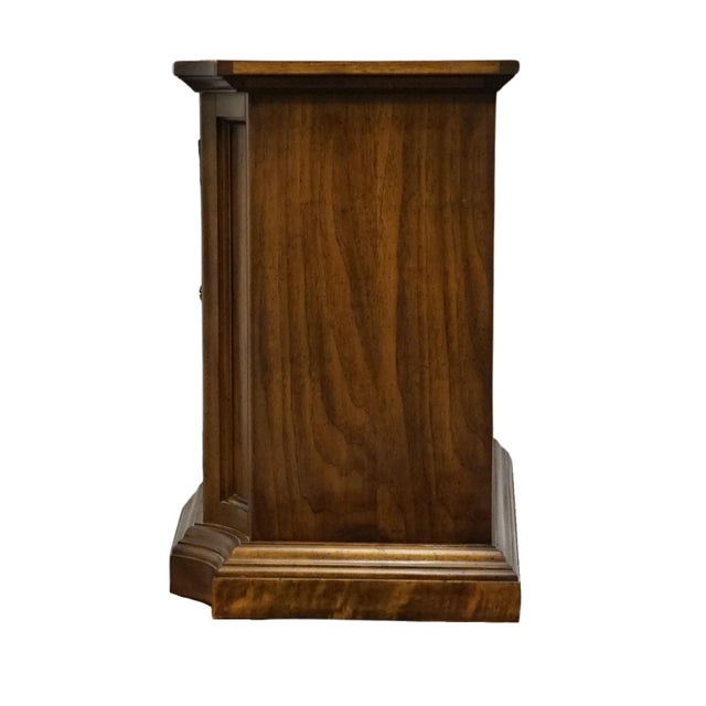 Century Furniture Solid Walnut Italian Neoclassical Tuscan Style 40"- 52" Flip Top Server Buffet For Sale - Image 10 of 12