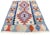 Tribal Vintage Persian Shiraz Kilim Rug, 04'01 X 05'09 For Sale - Image 3 of 9