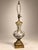 Vintage Neoclassical Cherub Glass Table Lamp For Sale In New York - Image 6 of 6