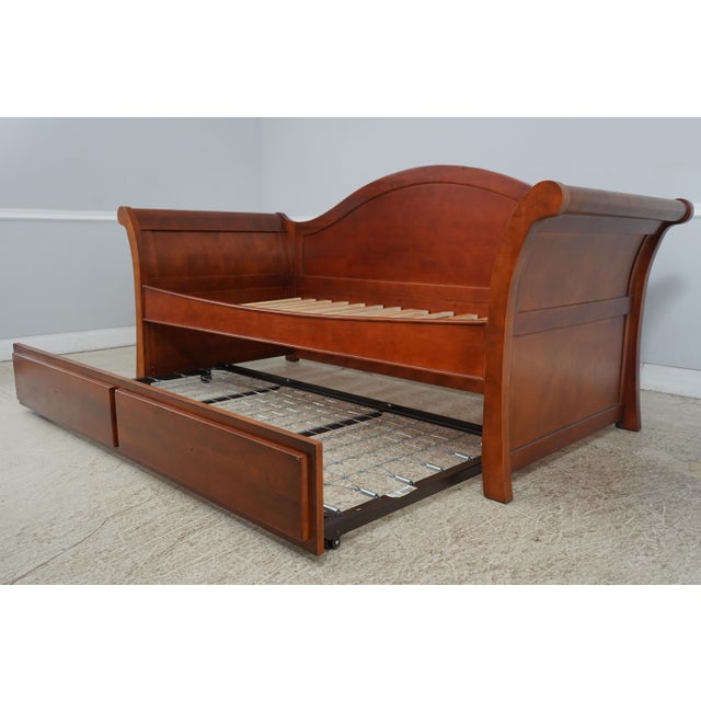 Stanley Furniture Stanley Day Bed W. Pull Out Trundle Bed For Sale - Image 4 of 18