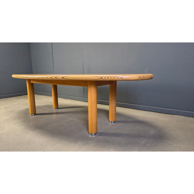 1970s Dining Table in Burl and Elm Wood, 1980s For Sale - Image 5 of 18