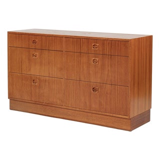 Danish Mid-Century Modern Teak 6-Drawer Dresser or Chest, 1960s For Sale