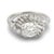Contemporary 1950s Mid Century Gia 1.63 Carat Diamond Platinum Ring, Size 8 For Sale - Image 3 of 6