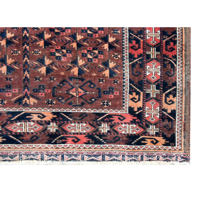 Early 20th Century Persian Baluch Rug For Sale - Image 11 of 14