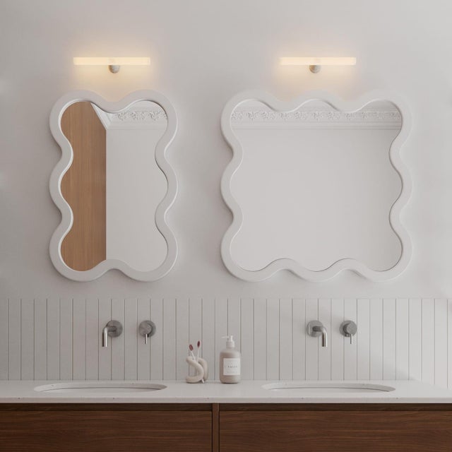 Black Wall Luxury Wood Mirror Made by Order - Hvyli 8 by Oitoproducts For Sale - Image 8 of 17