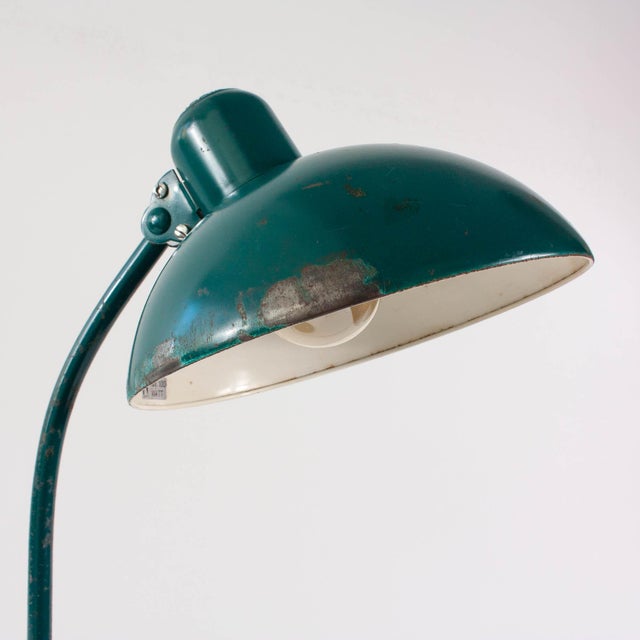 Vintage 6556 Table Lamp in Sea-Green by Christian Dell for Kaiser Idell, 1950s For Sale - Image 13 of 18