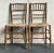 Presenting a captivating pair of Vintage French Country Chiavari Chairs, masterfully crafted with an authentic rush seat...