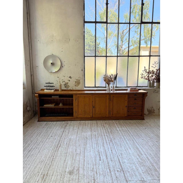 Vintage Pine Sideboard, 1950 For Sale - Image 17 of 18