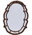 Hollywood Regency Large Hollywood Regency Style Mirror With Gold Wooden Frame For Sale - Image 3 of 9
