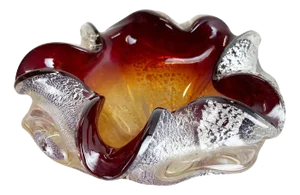 Murano Glass Bowl or Ashtray by Barovier and Toso, Italy, 1970s