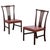 Brown Vintage Mahogany Chairs by Helge Vestergaard Jensen, 1940s, Set of 2 For Sale - Image 8 of 8