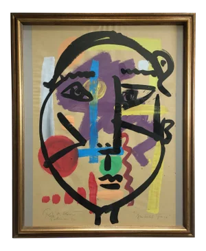 “Abstract Face” Painting by Peter Keil