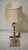 Mid 20th Century Italian Stacked Vintage Crystal Lamp With Marble Base For Sale - Image 10 of 12