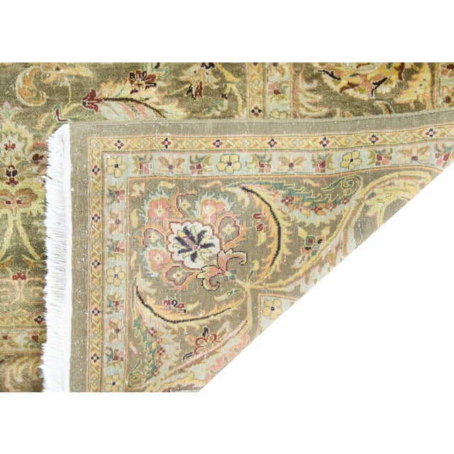 Late 20th Century Indian Oushak Rug For Sale - Image 4 of 15