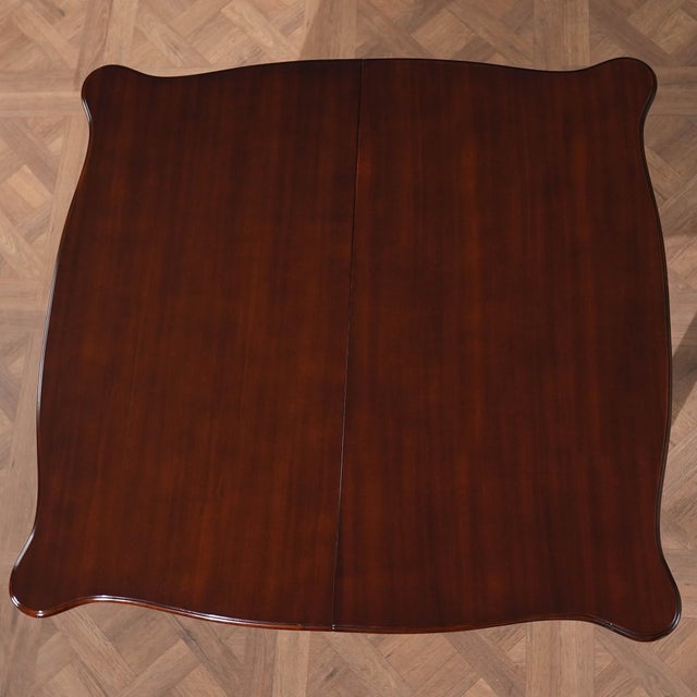 Niagara Furniture Chippendale Mahogany Game Table For Sale - Image 10 of 10