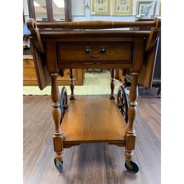 Circa 1950s Vintage Heywood Wakefield Tea Cart Chairish