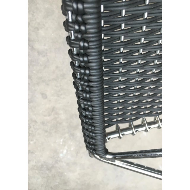 Metal German Kreuzschwinger Chair by Till Behrens for Schlubach, 1980s For Sale - Image 7 of 10