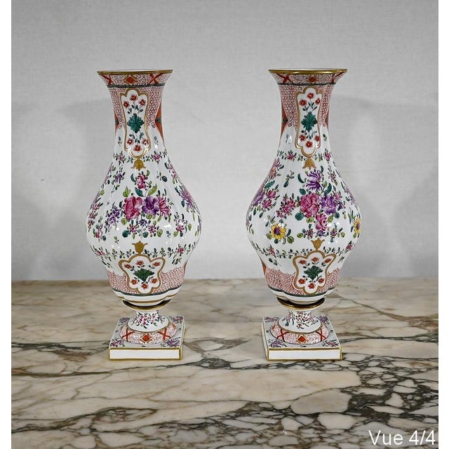 19th Century Vases from Samson, Set of 2 For Sale - Image 17 of 18