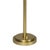 Transitional Polly Buffet Lamp, Natural Brass with Rattan Shade For Sale - Image 3 of 5