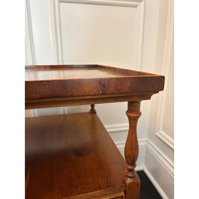 Wood Vintage American by Martinsville Side Accent Table For Sale - Image 7 of 12