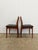 Wood Pair Vintage Mid Century Modern Dining Chairs For Sale - Image 7 of 7