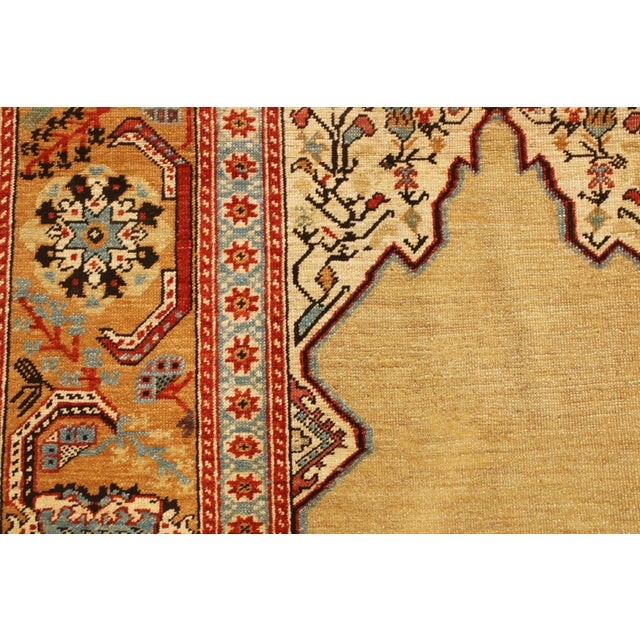 New Ottoman Transitional Copper and Red Wool Rug For Sale In New York - Image 6 of 7