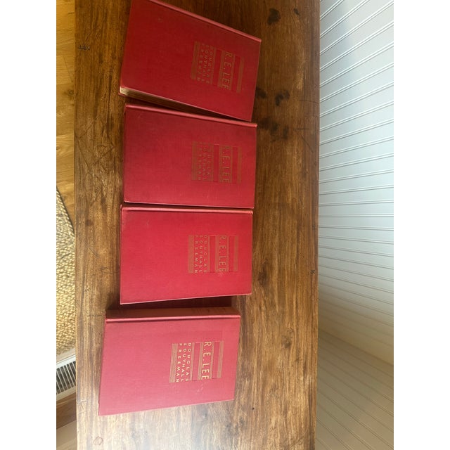 Published in the 1930’s it’s a 4 part biography series of R.E. Lee written by Douglas Southall Freeman.