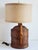 1960s Vintage Chinese Rattan Woven Basket Table Lamp For Sale - Image 5 of 15
