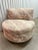 White Post Modern Oversized Swivel Chair For Sale - Image 8 of 8