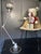 Vintage Two-Arm Lamp with Matte Clear Varnish by Jean-Louis Domecq for Jieldé, 1950s For Sale - Image 4 of 18