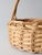 Vintage Wicker Gathering Basket For Sale - Image 9 of 12
