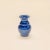 Blue Ceramic Vase by Chiara Cioffi for Materia Creative Studio For Sale - Image 12 of 12