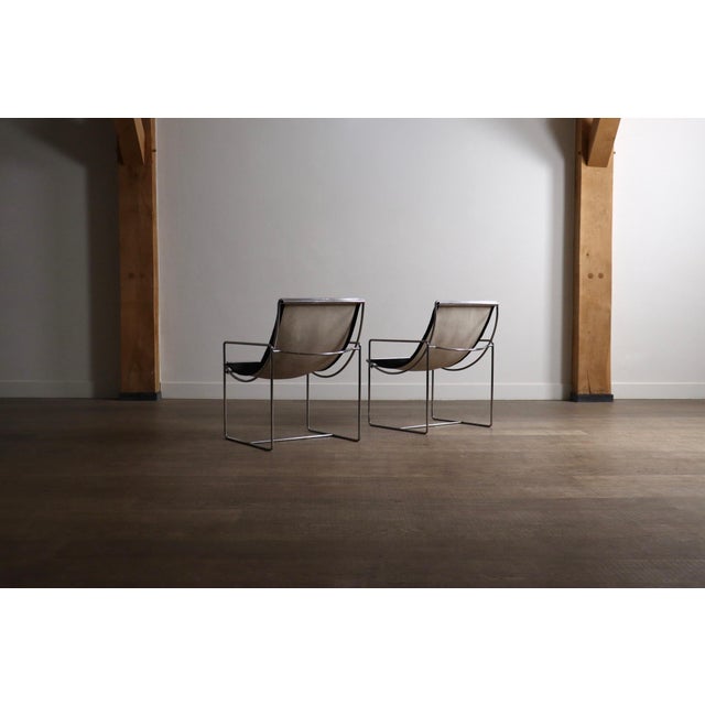 Filo Lounge Chairs Model 203 by Odile Mir for Prisunic, France 1971, Set of 2 For Sale - Image 10 of 18