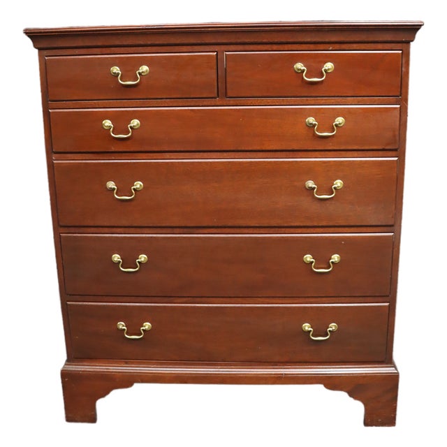 Kittinger Mahogany Gentleman’s Chest Williamsburg Adaptation For Sale