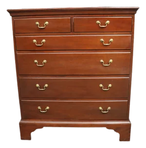 Kittinger Mahogany Gentleman’s Chest Williamsburg Adaptation