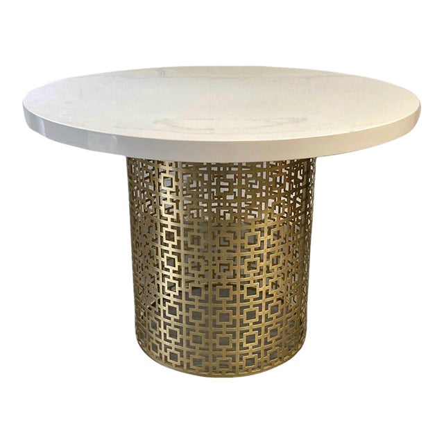 Jonathan Adler 44" Round Regency Dining Table For Sale
